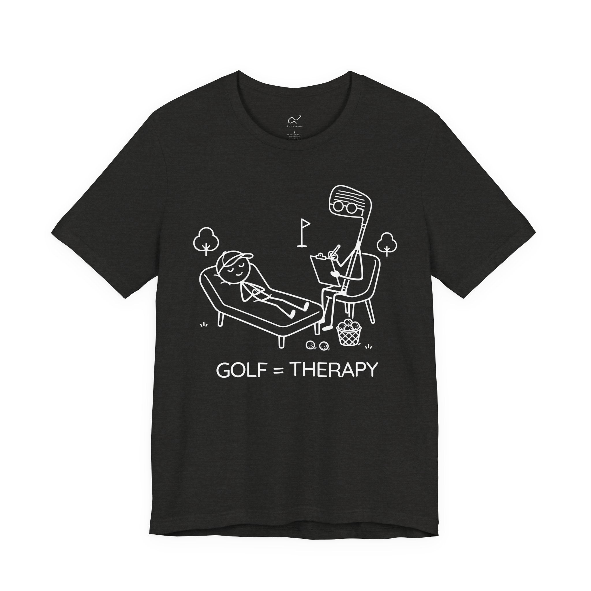 Golf = Terapia Camiseta