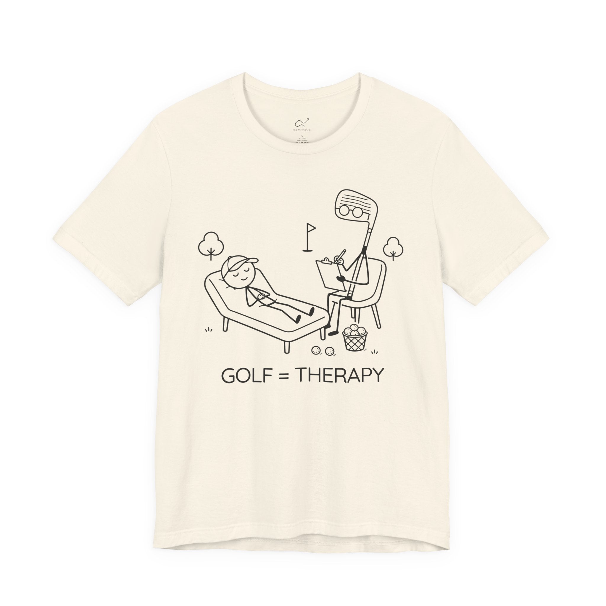Golf = Terapia Camiseta