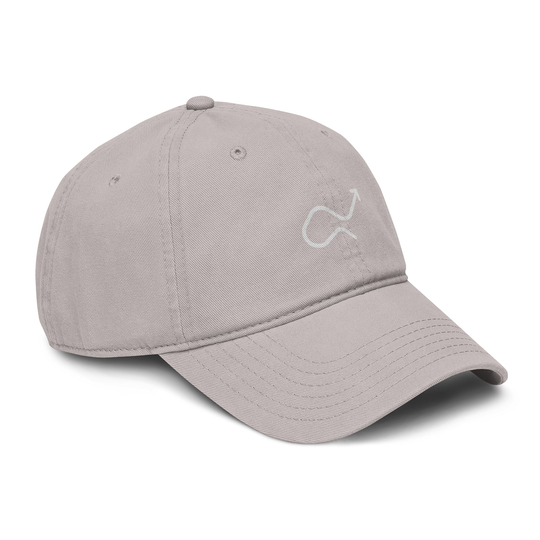 Skip the Manual Logo Washed Baseball Cap