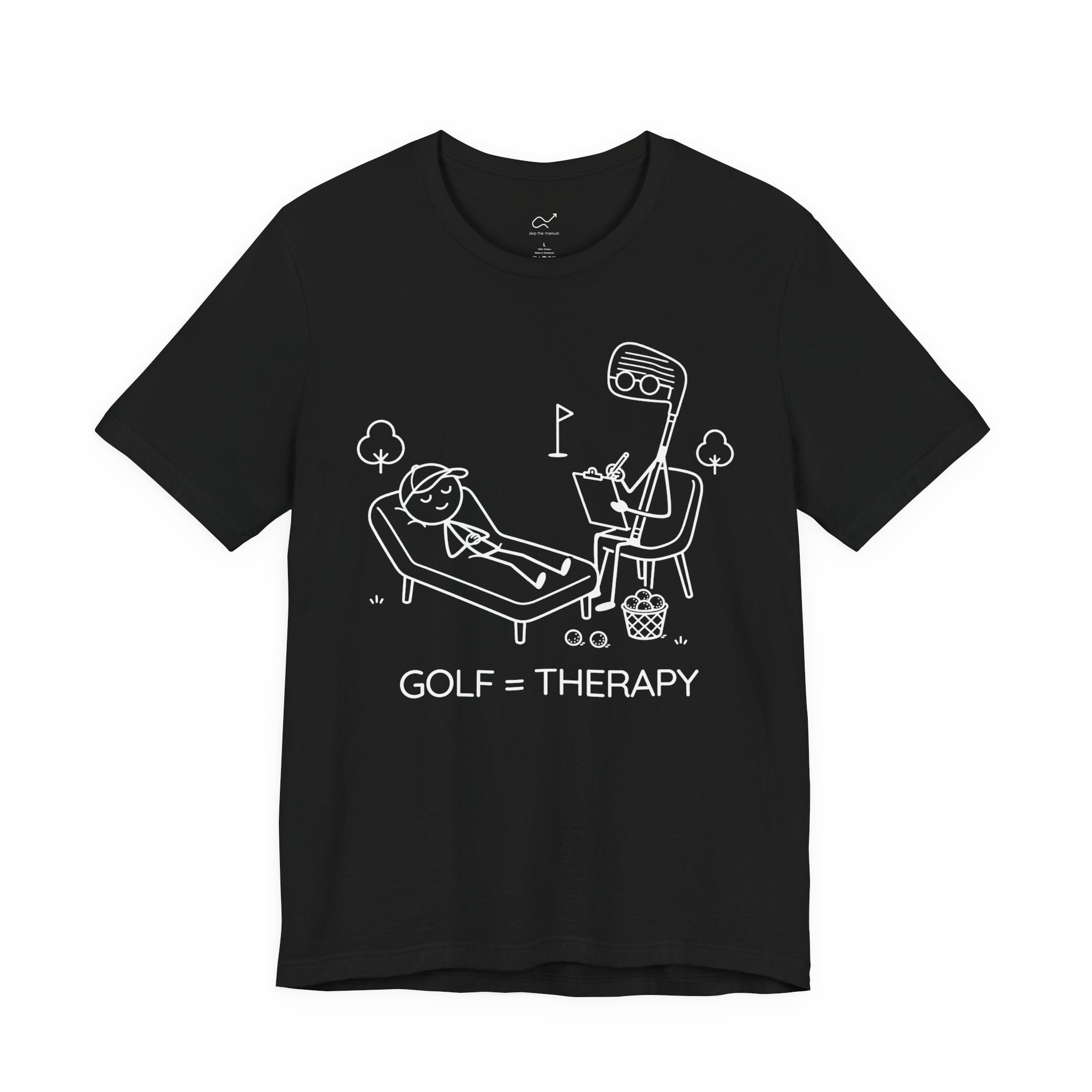 Golf = Terapia Camiseta