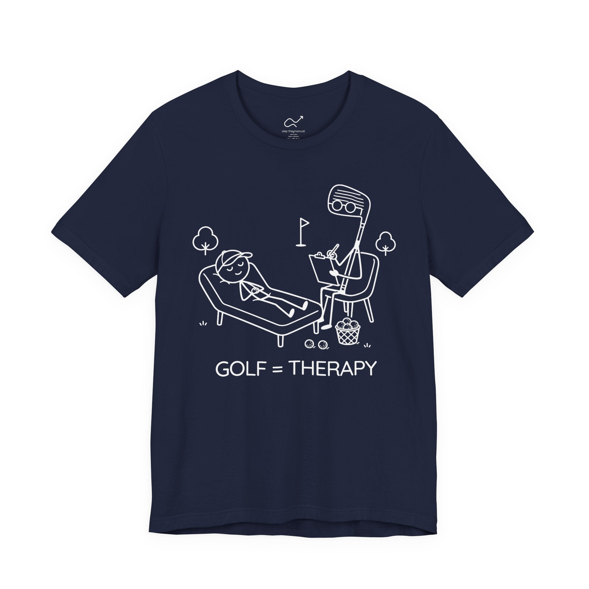 Golf = Terapia Camiseta