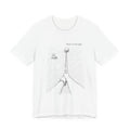 T-Shirt — 'Please Go Straight' Minimalist Road Perspective Tee